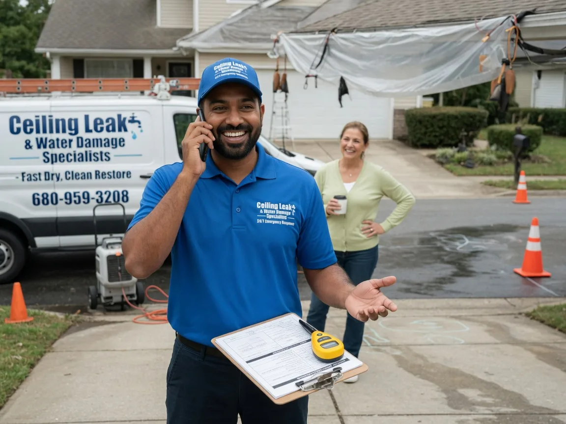 Ceiling Leak Cleanup Fork, MD FAQs